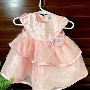 Carter’s Pink Tiered Ruffle Tulle Dress 3 M